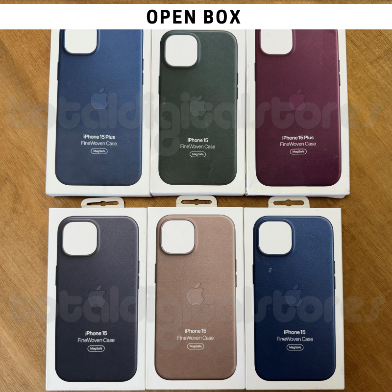 Apple iPhone 15 Case FineWoven for 15 Pro Plus Max Genuine